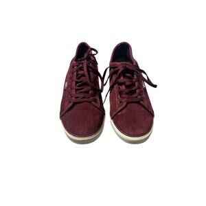 Vans Low-Profile Suede Sneakers in Rich Burgundy
Women's 6‎